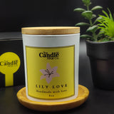 Lily Love - Premium Matte White Jar
