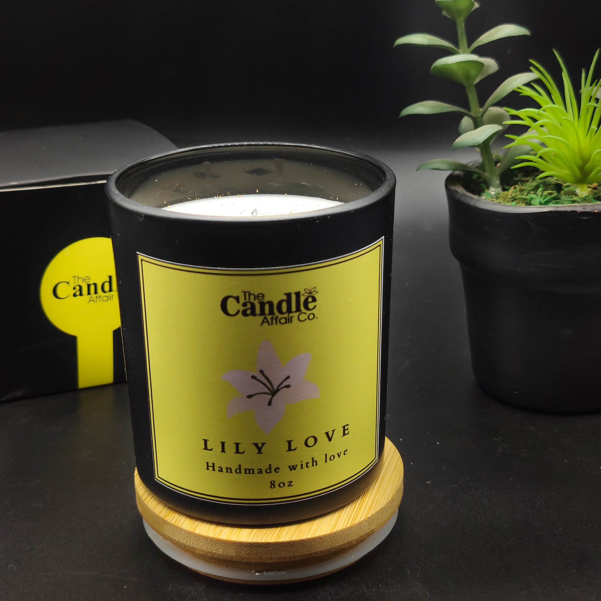 Lily Love - Premium Matte Black Jar – The Candle Affair Co.