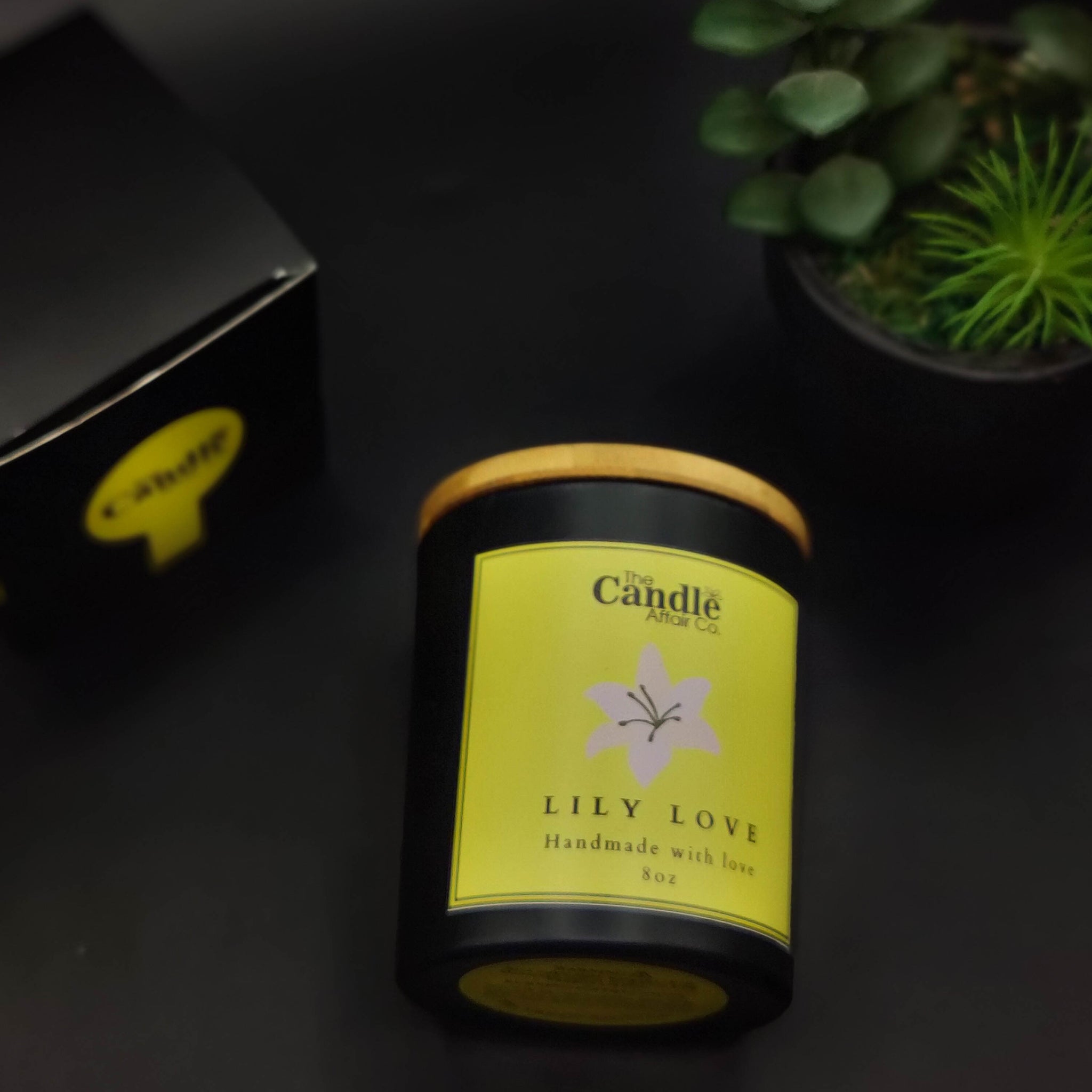 Lily Love - Premium Matte Black Jar – The Candle Affair Co.